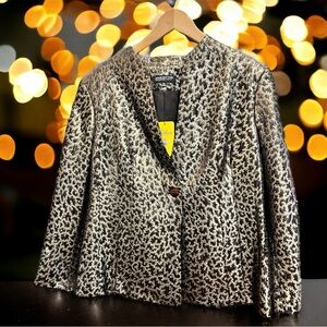 EUC Jones NY Collection Metallic Blazer 16w
